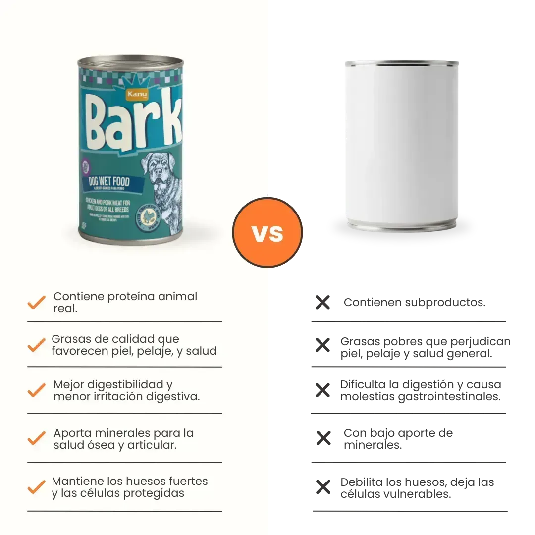 Alimento Húmedo Bark Pollo / Cerdo Kanu Pet para Perro toda raza - Image 7