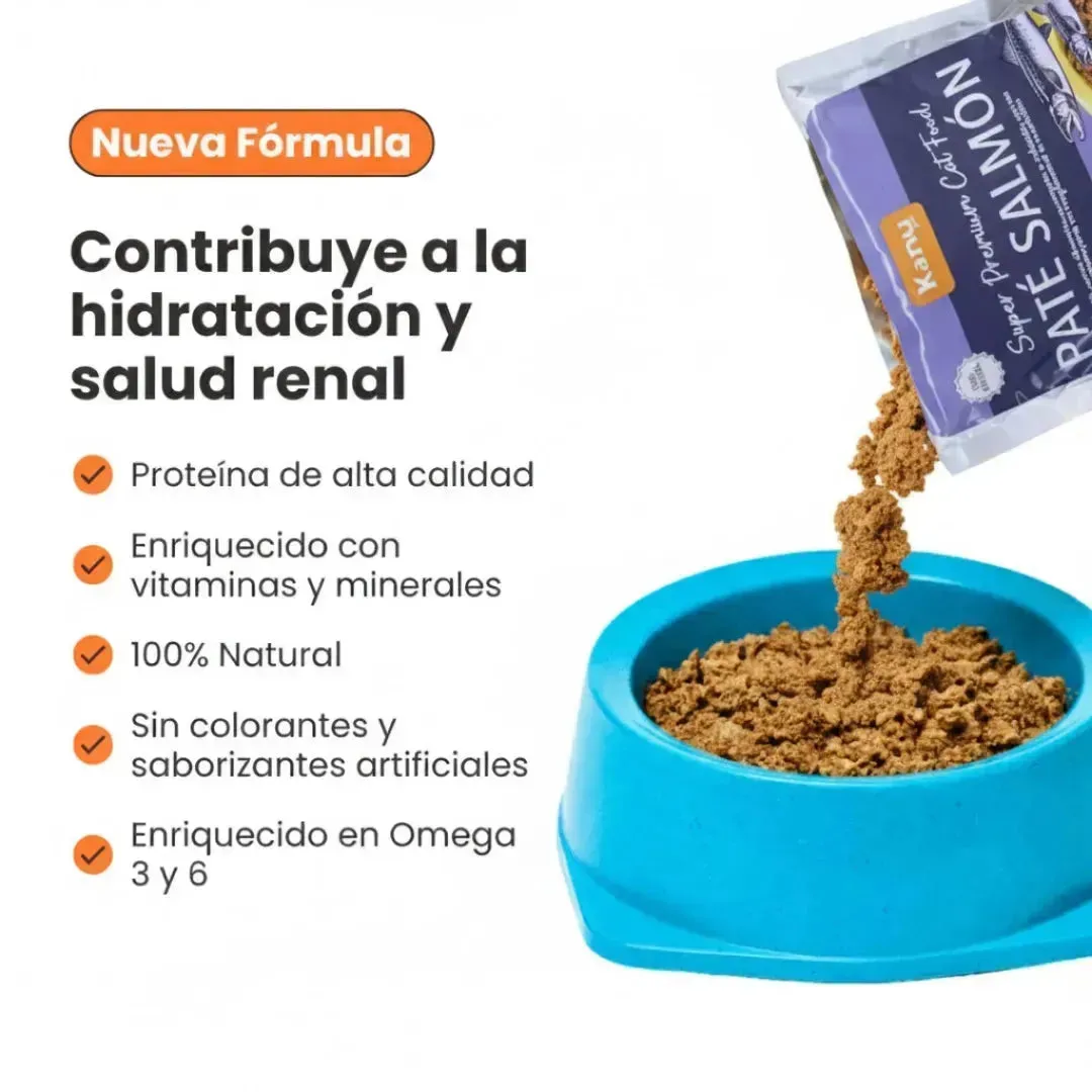 Alimento Húmedo Pate de Salmón Kanu Pet para Gatos - Image 6