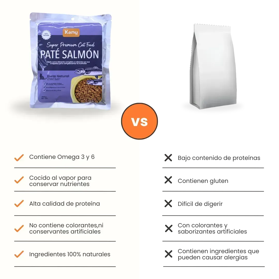 Alimento Húmedo Pate de Salmón Kanu Pet para Gatos - Image 7