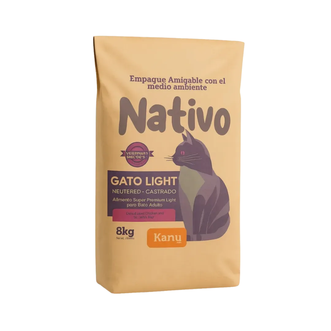 Alimento Seco Nativo Light Pollo/Pescado Kanu Pet para Gato Castrado - Image 10