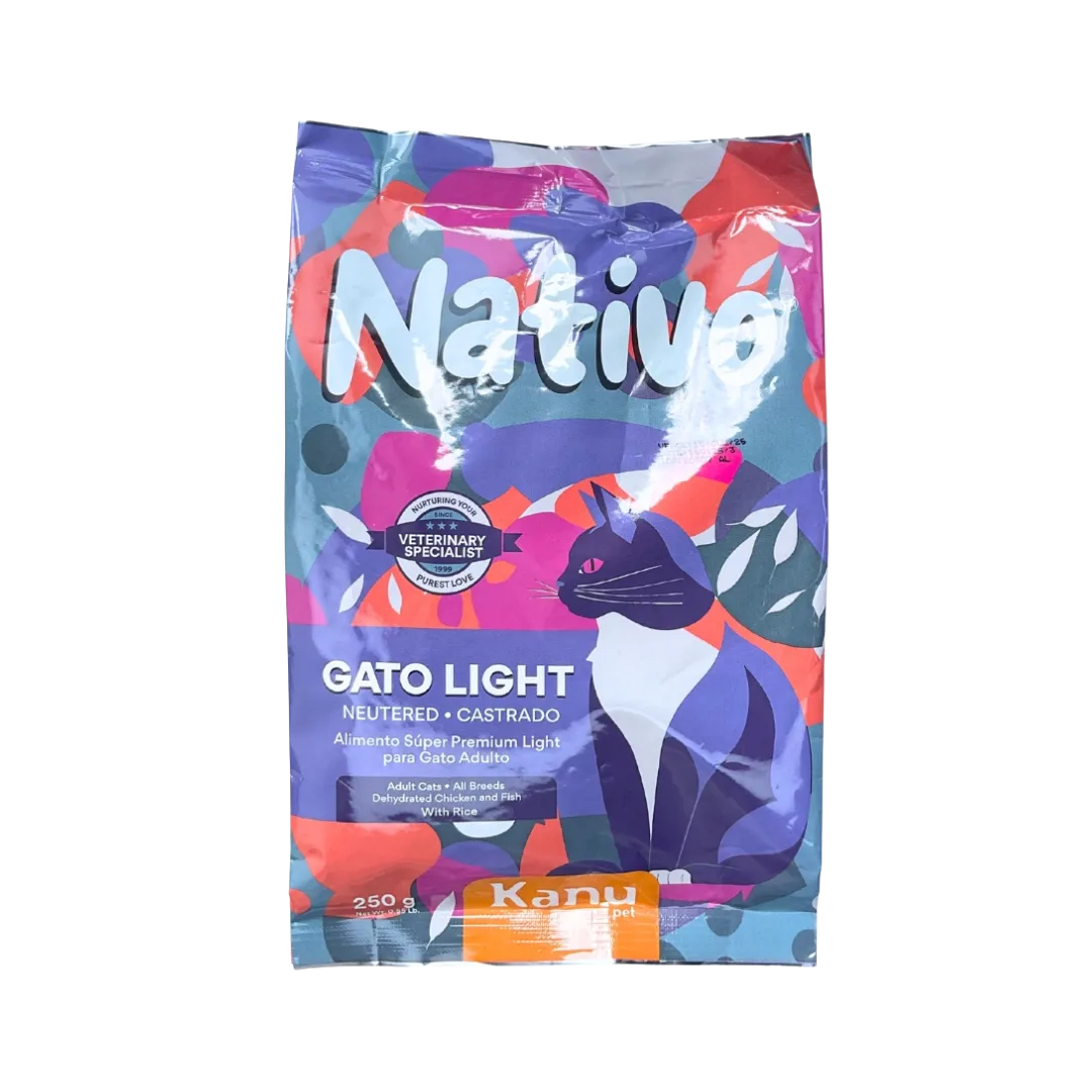 Alimento Seco Nativo Light Pollo/Pescado Kanu Pet para Gato Castrado - Image 9