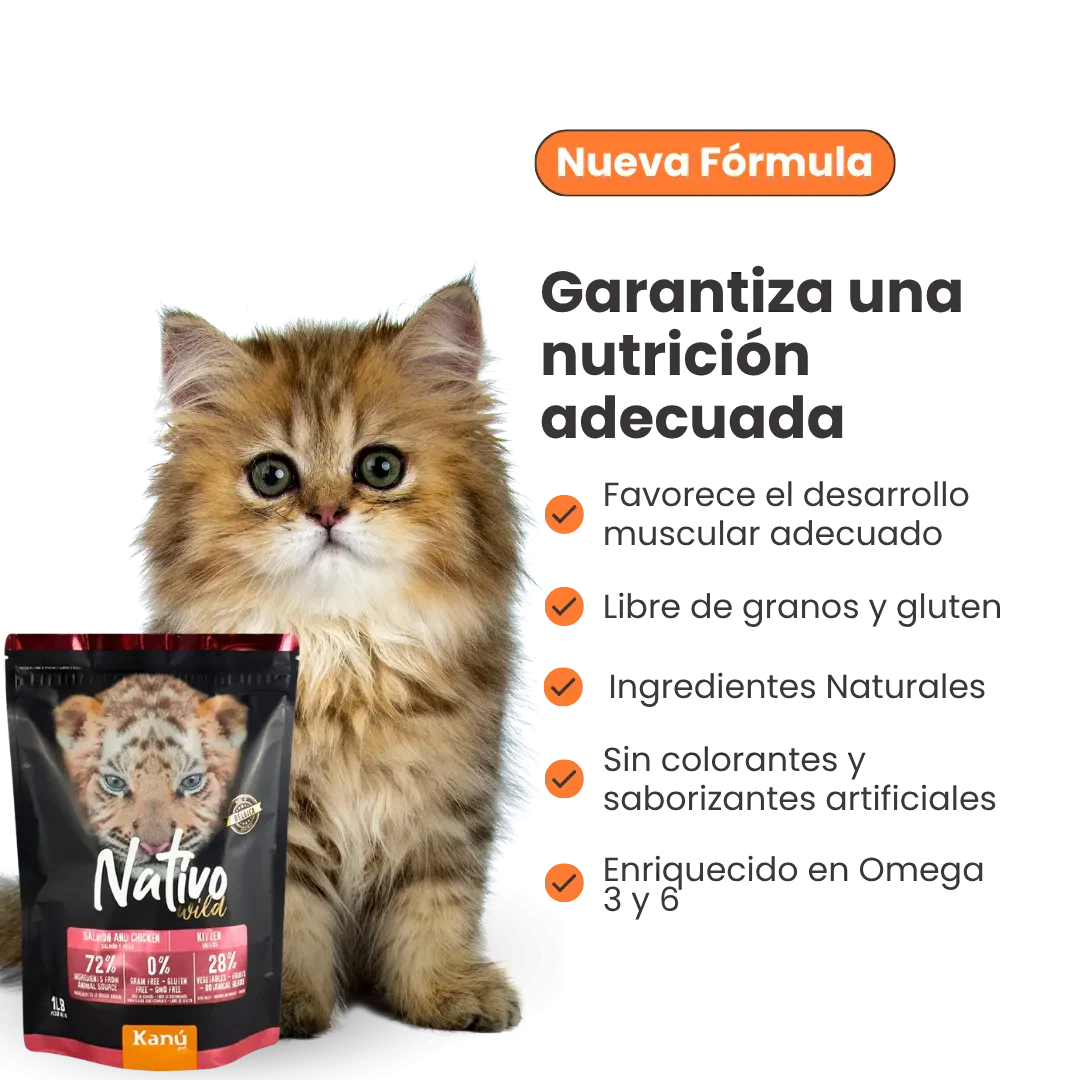 Alimento Seco Grain Free Nativo Wild Kanu Pet para Gatitos - Image 6