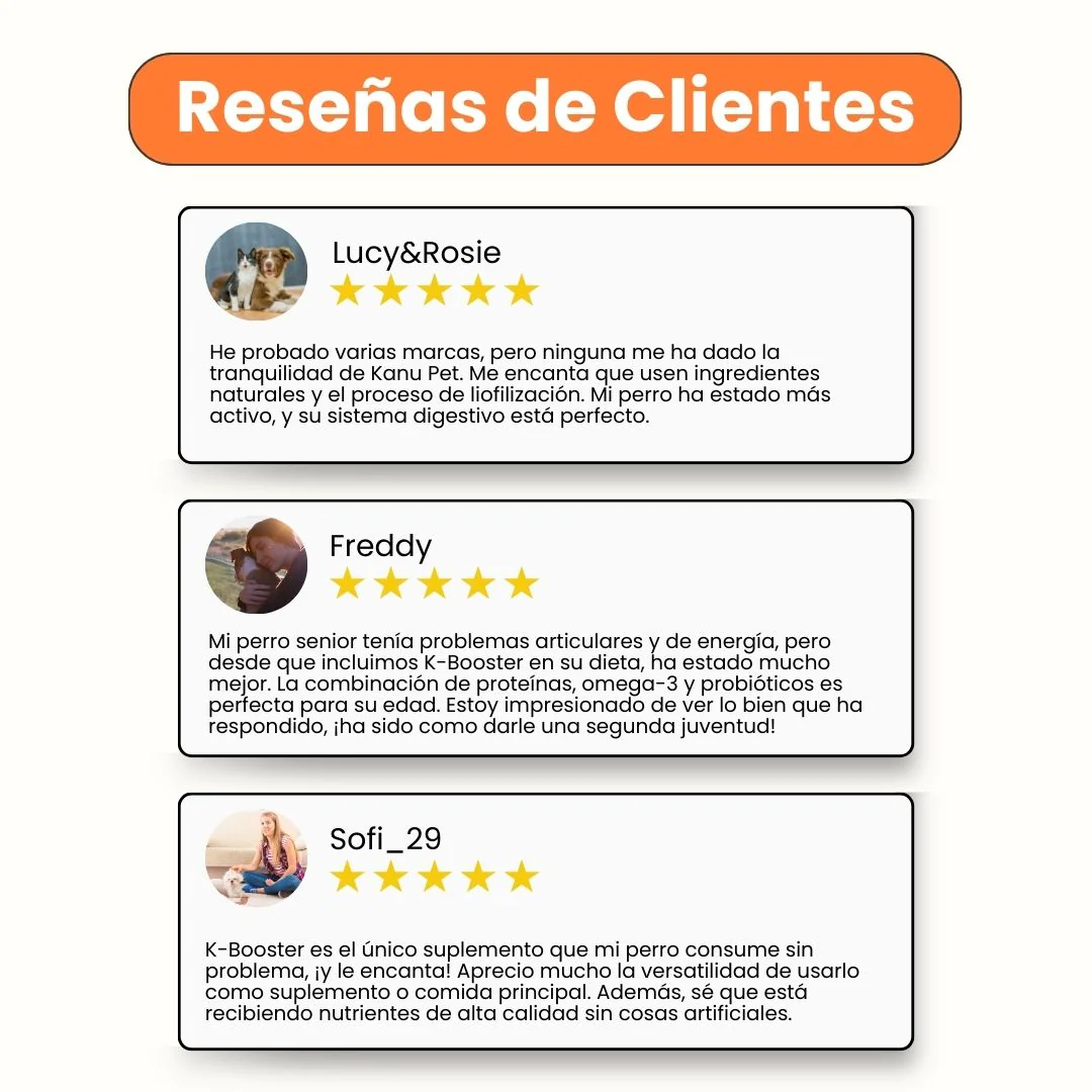 Alimento Liofilizado K-Booster Salmón Kanu Pet para Perro - Image 5