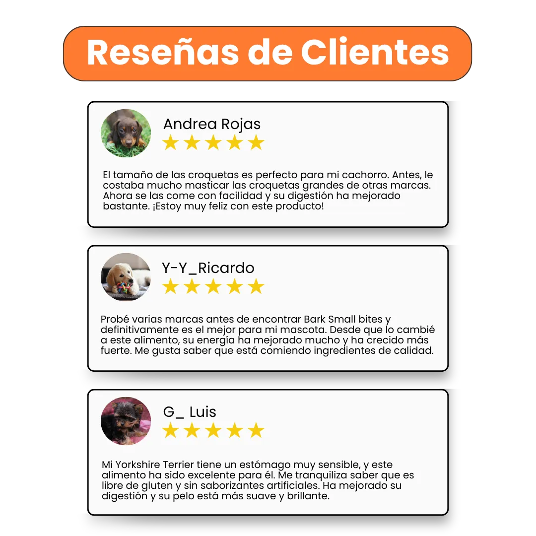 Alimento seco Bark Small Bites Pollo Kanu Pet para Perros Cachorros Razas Pequeñas - Image 4