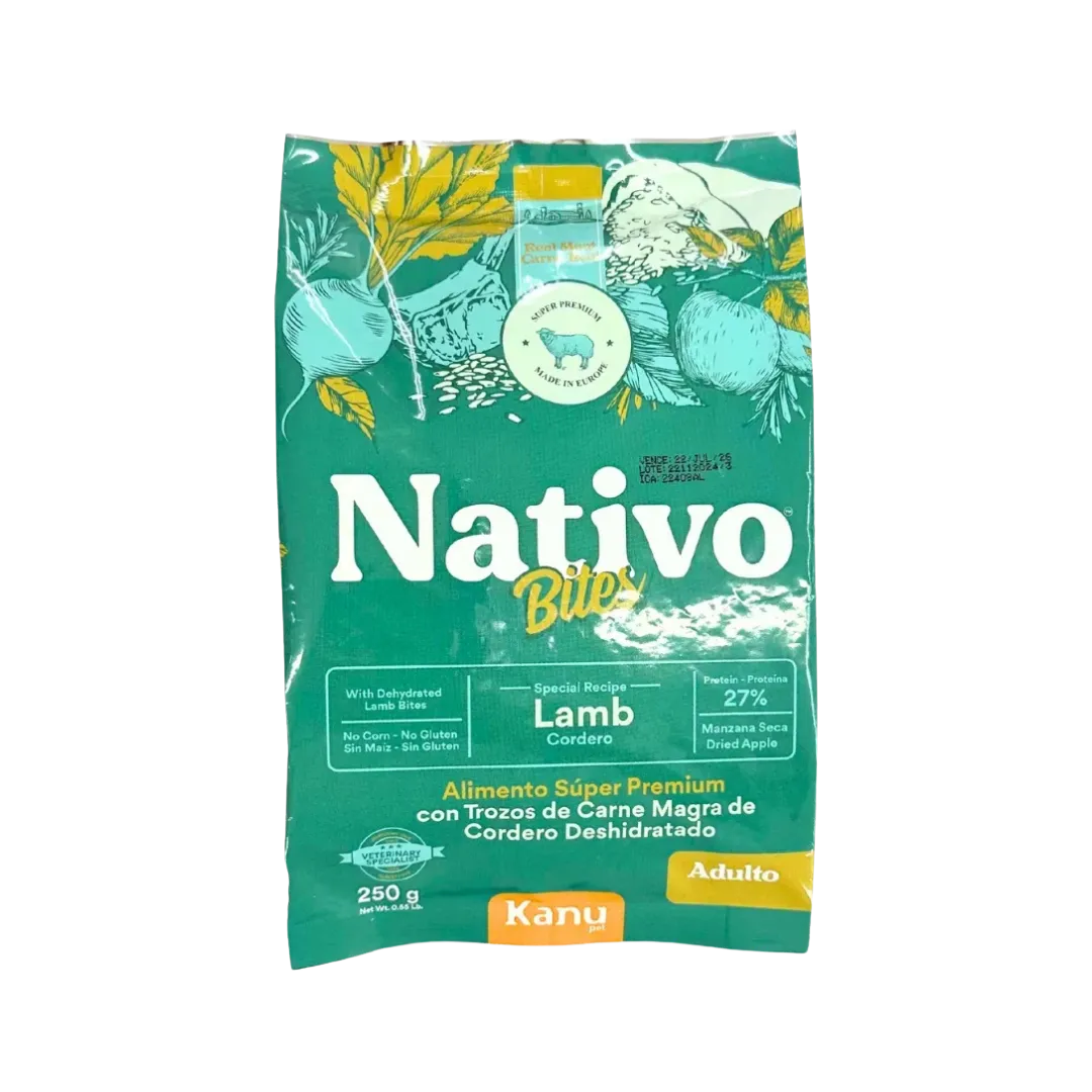 Alimento Seco Nativo Bites Cordero Kanu Pet para Perro Adulto - Image 7