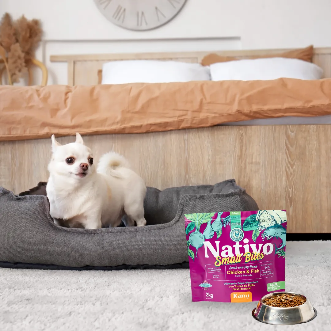 Alimento Seco Nativo Small Bites Pollo y Pescado Kanu Pet para perro adulto - Image 5