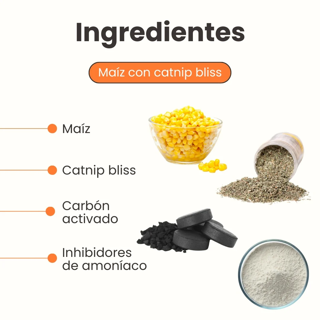 Arena 100% de Maíz con Catnip Bliss Kanu Pet para Gatos - Image 3