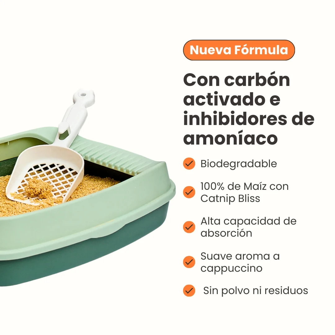 Arena 100% de Maíz con Catnip Bliss Kanu Pet para Gatos - Image 6