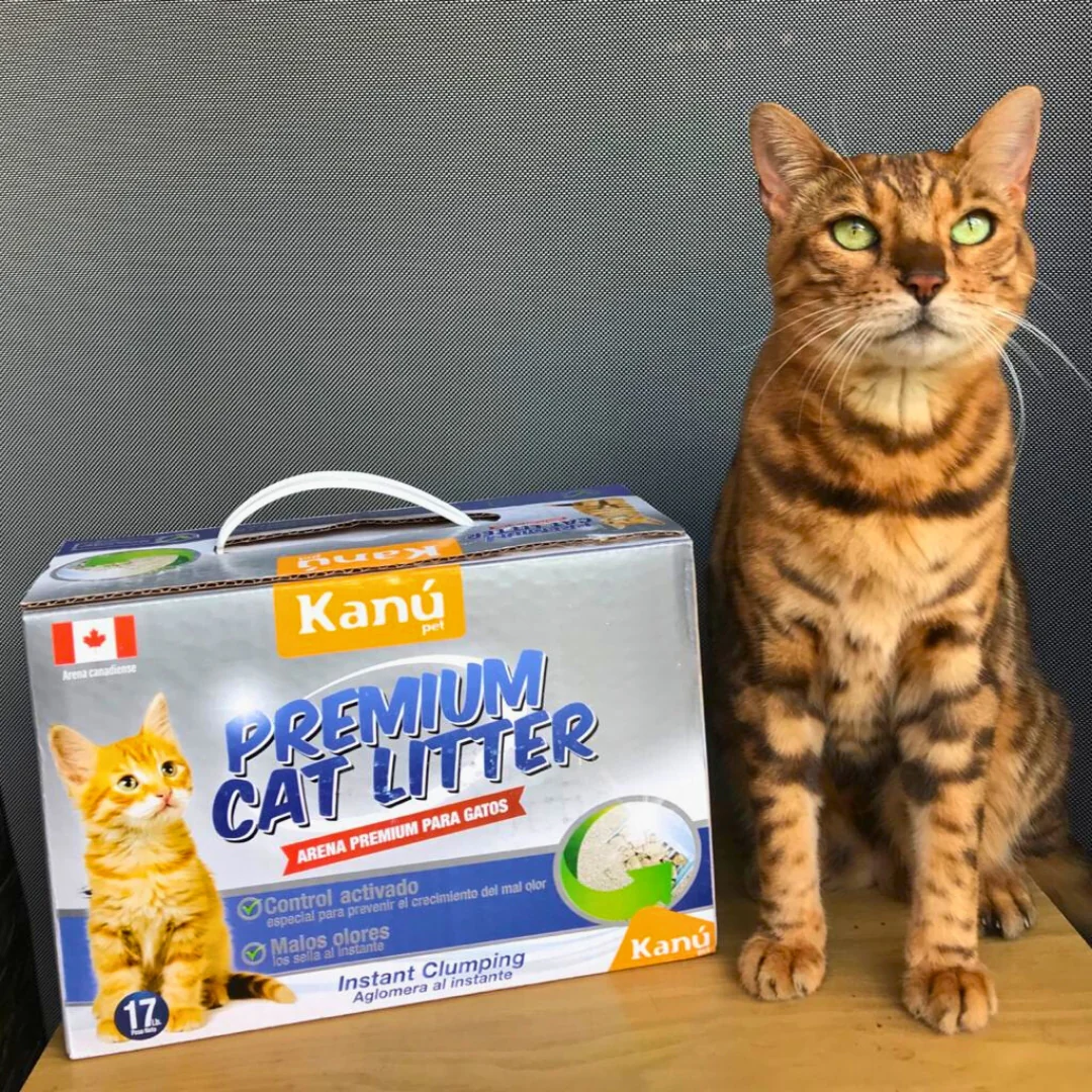 Arena Canadiense Kanu Pet  Premium Cat Litter para Gato. Con Carbón Activado - Image 5