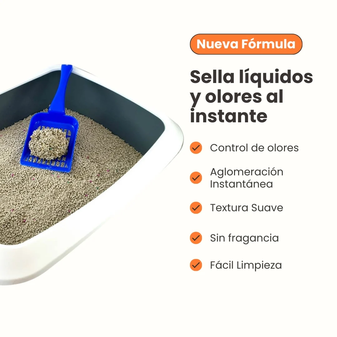 Arena Canadiense Kanu Pet  Premium Cat Litter para Gato. Con Carbón Activado - Image 6