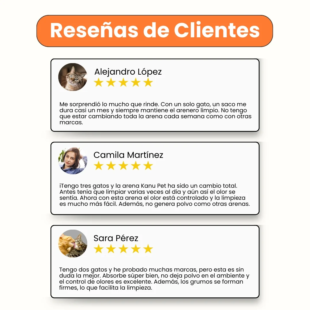 Arena de Bentonita  Kanu Pet  Cat Litter para Gatos. 99% libre de Polvo. Aglomera al Instante - Image 4