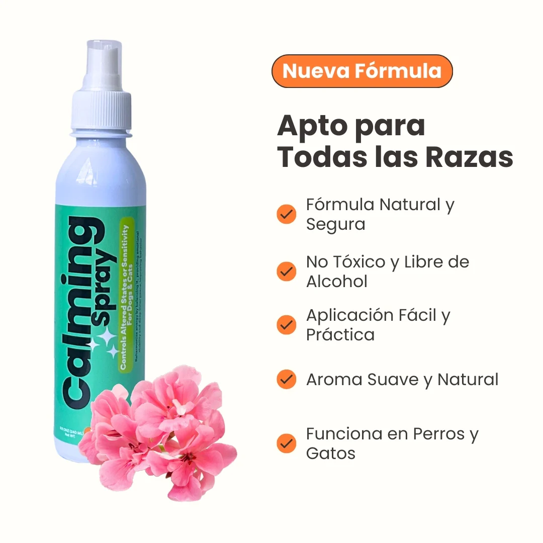 Calming Spray Controla estados alterados o de sensibilidad para Perros y Gatos - Image 5