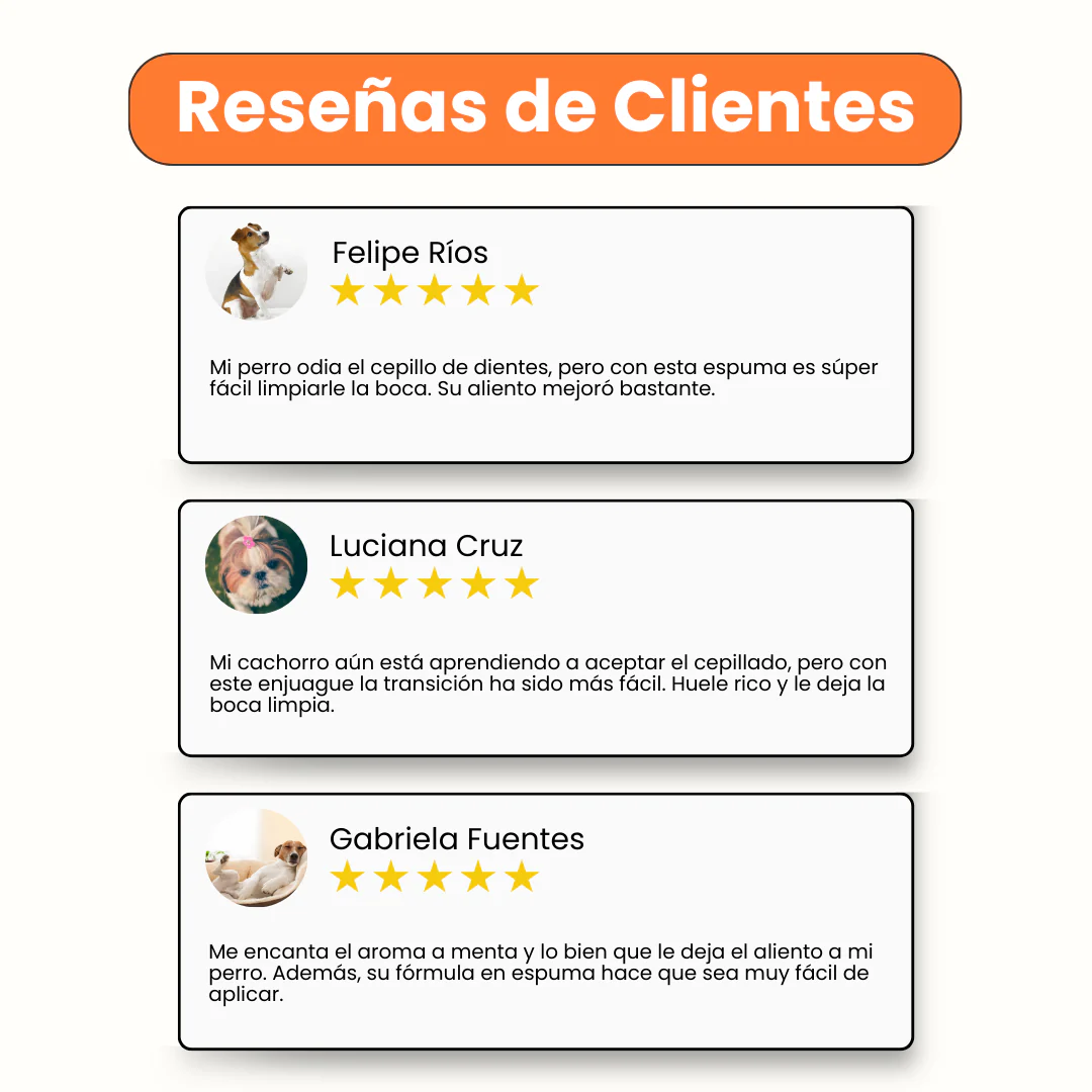 Enjuague Bucal en Espuma Menta Kanu Pet para Perro - Image 4