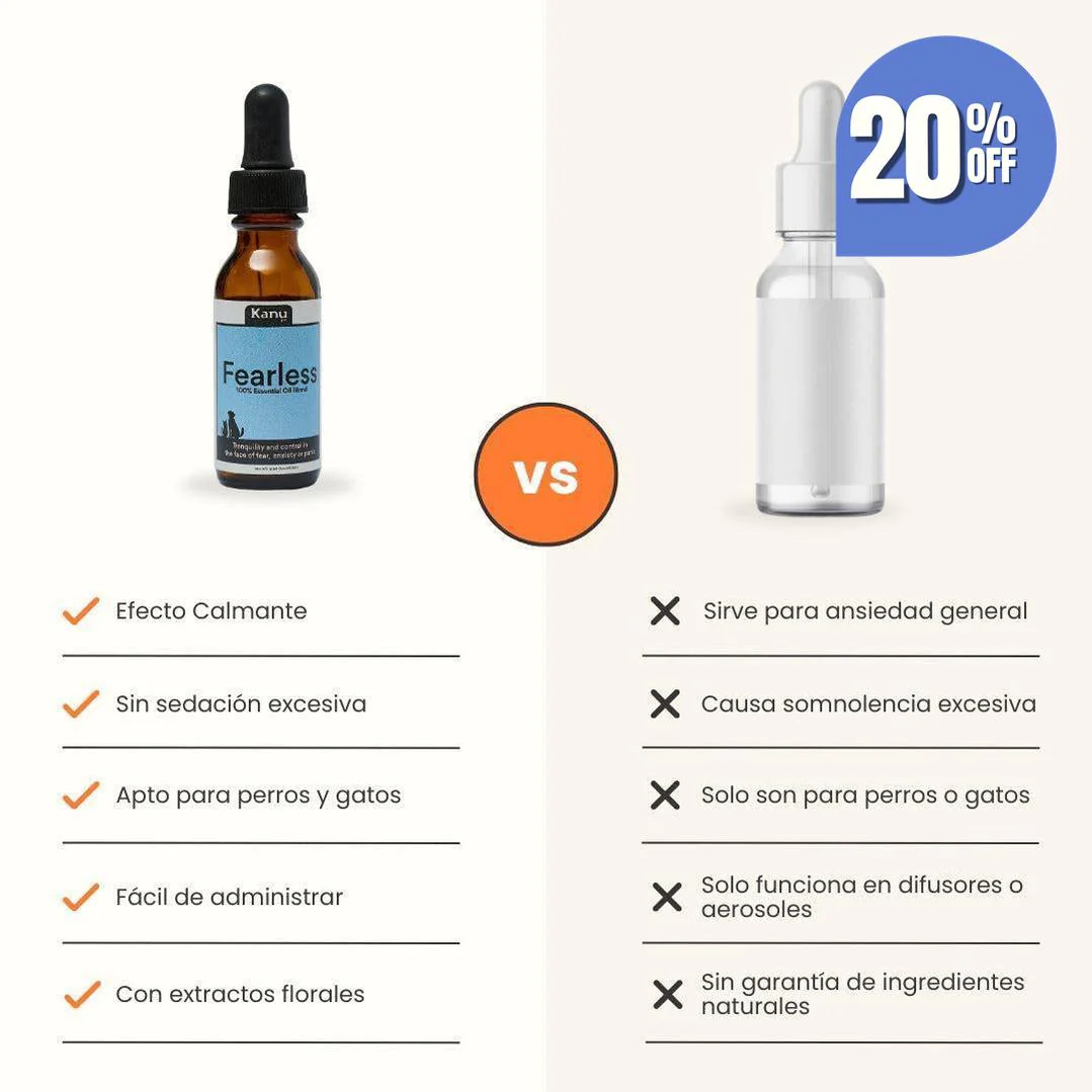 Esencia Floral Sin Miedo Kanu Pet para Perros y Gatos - Image 7