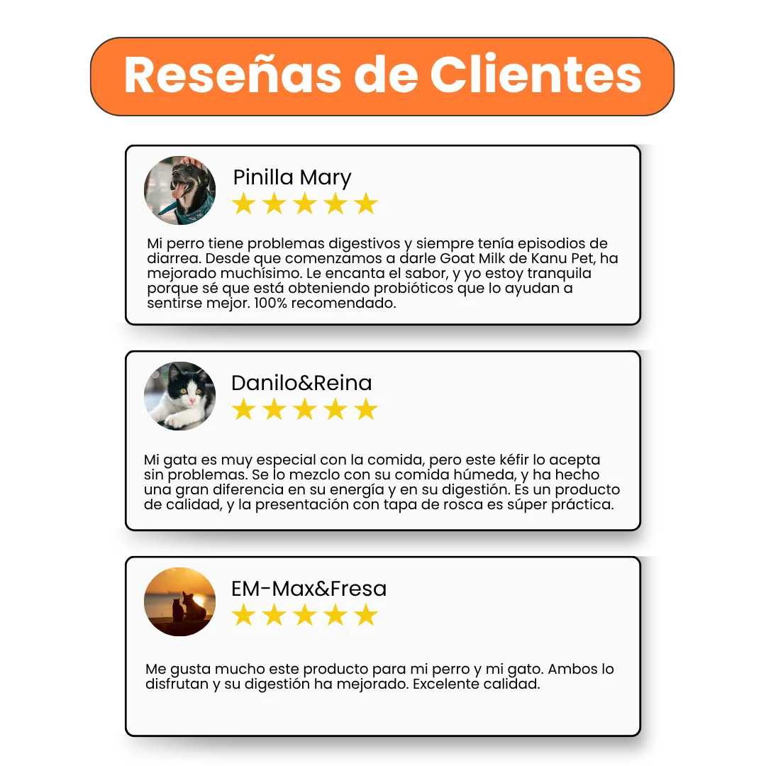 Kéfir Leche De Cabra Natural Kanu Pet Para Perro y Gato Bolsa - Image 5