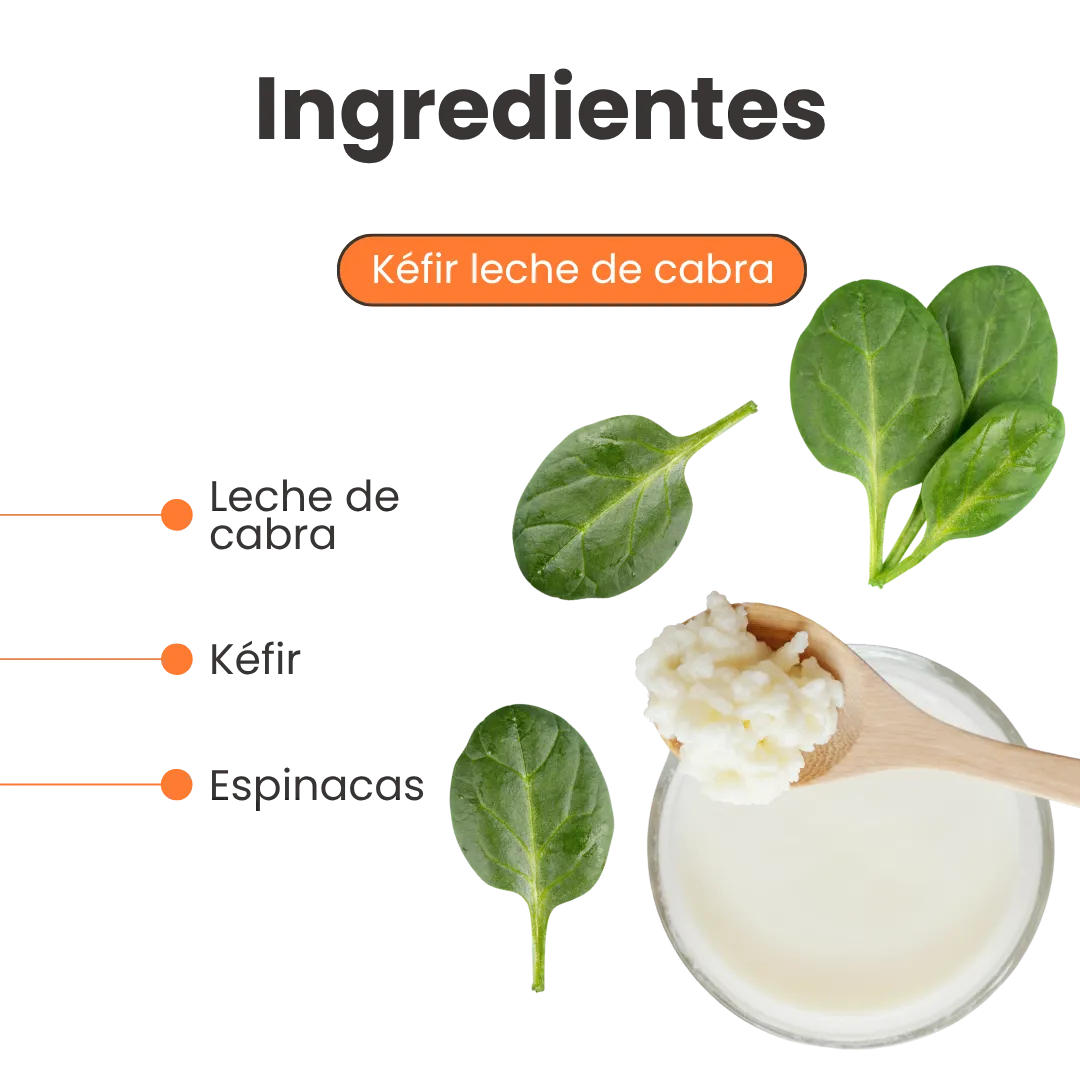 Kéfir Leche de cabra Espinaca Kanu Pet  para Perro y Gato Bolsa - Image 3