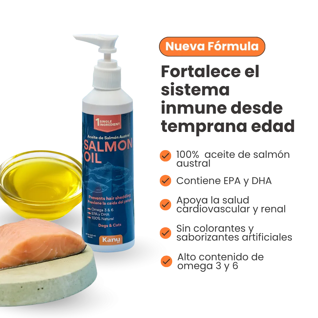 Suplemento Aceite de Salmón  Kanu Pet para perro y gato. Omega 3 y 6 - Image 6